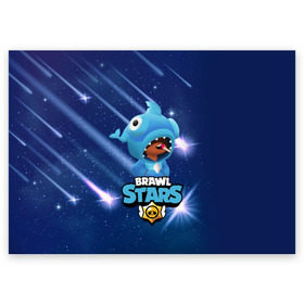 Поздравительная открытка с принтом Leon (Brawl Stars) в городе Новоалтайск, 100% бумага | плотность бумаги 280 г/м2, матовая, на обратной стороне линовка и место для марки
 | brawl stars | crow | game | leon | бравл | бравл стар | бравл старс | ворон | ворона | детская | детям | игра | компьютерная игра | кров | леон | персонаж | развлечение
