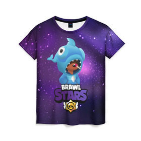 Женская футболка 3D с принтом Leon (Brawl Stars) в городе Новоалтайск, 100% полиэфир ( синтетическое хлопкоподобное полотно) | прямой крой, круглый вырез горловины, длина до линии бедер | brawl stars | crow | game | leon | бравл | бравл стар | бравл старс | ворон | ворона | детская | детям | игра | компьютерная игра | кров | леон | персонаж | развлечение
