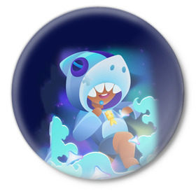 Значок с принтом Leon (Brawl Stars) в городе Новоалтайск,  металл | круглая форма, металлическая застежка в виде булавки | Тематика изображения на принте: brawl stars | crow | game | leon | бравл | бравл стар | бравл старс | ворон | ворона | детская | детям | игра | компьютерная игра | кров | леон | персонаж | развлечение