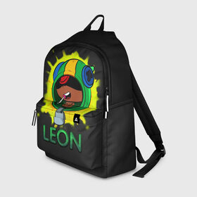 Рюкзак 3D с принтом Leon (Brawl Stars) в городе Новоалтайск, 100% полиэстер | лямки с регулируемой длиной, сверху петелька, чтобы рюкзак можно было повесить на вешалку. Основное отделение закрывается на молнию, как и внешний карман. Внутри два дополнительных кармана, один из которых закрывается на молнию. По бокам два дополнительных кармашка | brawl stars | crow | game | leon | бравл | бравл стар | бравл старс | ворон | ворона | детская | детям | игра | компьютерная игра | кров | леон | персонаж | развлечение
