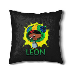 Подушка 3D с принтом Leon (Brawl Stars) в городе Новоалтайск, наволочка – 100% полиэстер, наполнитель – холлофайбер (легкий наполнитель, не вызывает аллергию). | состоит из подушки и наволочки. Наволочка на молнии, легко снимается для стирки | brawl stars | crow | game | leon | бравл | бравл стар | бравл старс | ворон | ворона | детская | детям | игра | компьютерная игра | кров | леон | персонаж | развлечение
