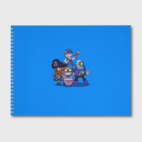 Альбом для рисования с принтом Brawl Stars в городе Новоалтайск, 100% бумага
 | матовая бумага, плотность 200 мг. | Тематика изображения на принте: brawl stars | crow | game | leon | бравл | бравл стар | бравл старс | ворон | ворона | детская | детям | игра | компьютерная игра | кров | леон | персонаж | развлечение