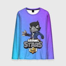 Мужской лонгслив 3D с принтом Crow (Brawl Stars) в городе Новоалтайск, 100% полиэстер | длинные рукава, круглый вырез горловины, полуприлегающий силуэт | brawl stars | crow | game | leon | бравл | бравл стар | бравл старс | ворон | ворона | детская | детям | игра | компьютерная игра | кров | леон | персонаж | развлечение