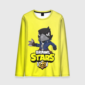 Мужской лонгслив 3D с принтом Crow (Brawl Stars) в городе Новоалтайск, 100% полиэстер | длинные рукава, круглый вырез горловины, полуприлегающий силуэт | brawl stars | crow | game | leon | бравл | бравл стар | бравл старс | ворон | ворона | детская | детям | игра | компьютерная игра | кров | леон | персонаж | развлечение