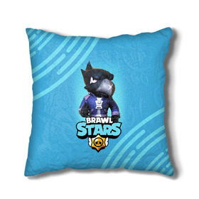 Подушка 3D с принтом Crow (Brawl Stars) в городе Новоалтайск, наволочка – 100% полиэстер, наполнитель – холлофайбер (легкий наполнитель, не вызывает аллергию). | состоит из подушки и наволочки. Наволочка на молнии, легко снимается для стирки | brawl stars | crow | game | leon | бравл | бравл стар | бравл старс | ворон | ворона | детская | детям | игра | компьютерная игра | кров | леон | персонаж | развлечение