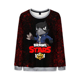 Мужской свитшот 3D с принтом Crow (Brawl Stars) в городе Новоалтайск, 100% полиэстер с мягким внутренним слоем | круглый вырез горловины, мягкая резинка на манжетах и поясе, свободная посадка по фигуре | brawl stars | crow | game | leon | бравл | бравл стар | бравл старс | ворон | ворона | детская | детям | игра | компьютерная игра | кров | леон | персонаж | развлечение