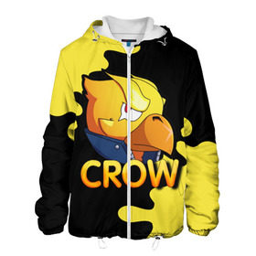 Мужская куртка 3D с принтом Crow (Brawl Stars) в городе Новоалтайск, ткань верха — 100% полиэстер, подклад — флис | прямой крой, подол и капюшон оформлены резинкой с фиксаторами, два кармана без застежек по бокам, один большой потайной карман на груди. Карман на груди застегивается на липучку | brawl stars | crow | game | leon | бравл | бравл стар | бравл старс | ворон | ворона | детская | детям | игра | компьютерная игра | кров | леон | персонаж | развлечение