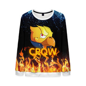 Мужской свитшот 3D с принтом Crow (Brawl Stars) в городе Новоалтайск, 100% полиэстер с мягким внутренним слоем | круглый вырез горловины, мягкая резинка на манжетах и поясе, свободная посадка по фигуре | brawl stars | crow | game | leon | бравл | бравл стар | бравл старс | ворон | ворона | детская | детям | игра | компьютерная игра | кров | леон | персонаж | развлечение