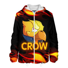Мужская куртка 3D с принтом Crow (Brawl Stars) в городе Новоалтайск, ткань верха — 100% полиэстер, подклад — флис | прямой крой, подол и капюшон оформлены резинкой с фиксаторами, два кармана без застежек по бокам, один большой потайной карман на груди. Карман на груди застегивается на липучку | brawl stars | crow | game | leon | бравл | бравл стар | бравл старс | ворон | ворона | детская | детям | игра | компьютерная игра | кров | леон | персонаж | развлечение