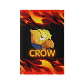 Обложка для паспорта матовая кожа с принтом Crow (Brawl Stars) в городе Новоалтайск, натуральная матовая кожа | размер 19,3 х 13,7 см; прозрачные пластиковые крепления | brawl stars | crow | game | leon | бравл | бравл стар | бравл старс | ворон | ворона | детская | детям | игра | компьютерная игра | кров | леон | персонаж | развлечение