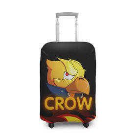 Чехол для чемодана 3D с принтом Crow (Brawl Stars) в городе Новоалтайск, 86% полиэфир, 14% спандекс | двустороннее нанесение принта, прорези для ручек и колес | brawl stars | crow | game | leon | бравл | бравл стар | бравл старс | ворон | ворона | детская | детям | игра | компьютерная игра | кров | леон | персонаж | развлечение