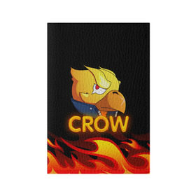 Обложка для паспорта матовая кожа с принтом Crow (Brawl Stars) в городе Новоалтайск, натуральная матовая кожа | размер 19,3 х 13,7 см; прозрачные пластиковые крепления | brawl stars | crow | game | leon | бравл | бравл стар | бравл старс | ворон | ворона | детская | детям | игра | компьютерная игра | кров | леон | персонаж | развлечение