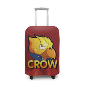 Чехол для чемодана 3D с принтом Crow (Brawl Stars) в городе Новоалтайск, 86% полиэфир, 14% спандекс | двустороннее нанесение принта, прорези для ручек и колес | brawl stars | crow | game | leon | бравл | бравл стар | бравл старс | ворон | ворона | детская | детям | игра | компьютерная игра | кров | леон | персонаж | развлечение