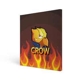 Холст квадратный с принтом Crow (Brawl Stars) в городе Новоалтайск, 100% ПВХ |  | brawl stars | crow | game | leon | бравл | бравл стар | бравл старс | ворон | ворона | детская | детям | игра | компьютерная игра | кров | леон | персонаж | развлечение