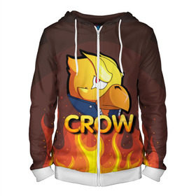 Мужская толстовка 3D на молнии с принтом Crow (Brawl Stars) в городе Новоалтайск, 100% полиэстер | длина до линии бедра, манжеты и пояс оформлены мягкой тканевой резинкой, двухслойный капюшон со шнурком для регулировки, спереди молния, по бокам два кармана | brawl stars | crow | game | leon | бравл | бравл стар | бравл старс | ворон | ворона | детская | детям | игра | компьютерная игра | кров | леон | персонаж | развлечение