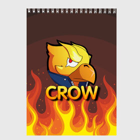 Скетчбук с принтом Crow (Brawl Stars) в городе Новоалтайск, 100% бумага
 | 48 листов, плотность листов — 100 г/м2, плотность картонной обложки — 250 г/м2. Листы скреплены сверху удобной пружинной спиралью | brawl stars | crow | game | leon | бравл | бравл стар | бравл старс | ворон | ворона | детская | детям | игра | компьютерная игра | кров | леон | персонаж | развлечение