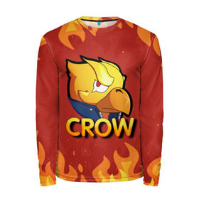 Мужской лонгслив 3D с принтом Crow (Brawl Stars) в городе Новоалтайск, 100% полиэстер | длинные рукава, круглый вырез горловины, полуприлегающий силуэт | brawl stars | crow | game | leon | бравл | бравл стар | бравл старс | ворон | ворона | детская | детям | игра | компьютерная игра | кров | леон | персонаж | развлечение
