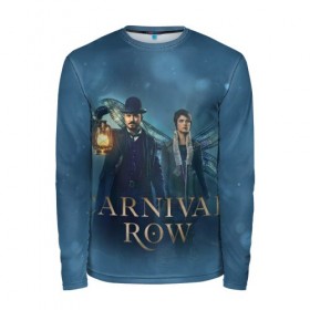 Мужской лонгслив 3D с принтом Carnival Row в городе Новоалтайск, 100% полиэстер | длинные рукава, круглый вырез горловины, полуприлегающий силуэт | Тематика изображения на принте: cara delevingne | carnival row | виньет стоунмосс | кара делевинь | карнивал роу | фентази | фея