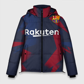 Мужская зимняя куртка 3D с принтом Barcelona PreMatch home в городе Новоалтайск, верх — 100% полиэстер; подкладка — 100% полиэстер; утеплитель — 100% полиэстер | длина ниже бедра, свободный силуэт Оверсайз. Есть воротник-стойка, отстегивающийся капюшон и ветрозащитная планка. 

Боковые карманы с листочкой на кнопках и внутренний карман на молнии. | Тематика изображения на принте: barcelona | champions | laliga | league | messi | spain | барселона | испания | лига | месси | чемпионов