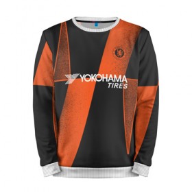 Мужской свитшот 3D с принтом Chelsea Prematch home в городе Новоалтайск, 100% полиэстер с мягким внутренним слоем | круглый вырез горловины, мягкая резинка на манжетах и поясе, свободная посадка по фигуре | champions | chelsea | england | league | англия | лига | челси | чемпионов