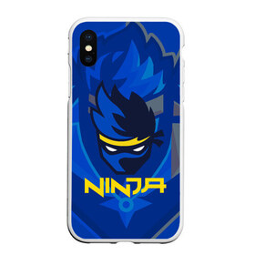 Чехол для iPhone XS Max матовый с принтом FORTNITE NINJA в городе Новоалтайск, Силикон | Область печати: задняя сторона чехла, без боковых панелей | fnchap2 | fortnite | fortnite 2 | fortnite x | marshmello | ninja | ninja hyper streamer | ninja streamer | streamer | tyler blevins | маршмелло | ниндзя | фортнайт | фортнайт 2 | фортнайт глава 2