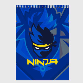 Скетчбук с принтом FORTNITE NINJA в городе Новоалтайск, 100% бумага
 | 48 листов, плотность листов — 100 г/м2, плотность картонной обложки — 250 г/м2. Листы скреплены сверху удобной пружинной спиралью | fnchap2 | fortnite | fortnite 2 | fortnite x | marshmello | ninja | ninja hyper streamer | ninja streamer | streamer | tyler blevins | маршмелло | ниндзя | фортнайт | фортнайт 2 | фортнайт глава 2
