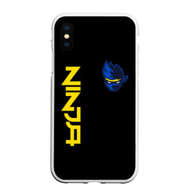 Чехол для iPhone XS Max матовый с принтом FORTNITE NINJA в городе Новоалтайск, Силикон | Область печати: задняя сторона чехла, без боковых панелей | fnchap2 | fortnite | fortnite 2 | fortnite x | marshmello | ninja | ninja hyper streamer | ninja streamer | streamer | tyler blevins | маршмелло | ниндзя | фортнайт | фортнайт 2 | фортнайт глава 2