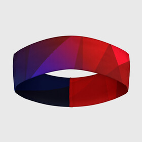 Повязка на голову 3D с принтом REDBLUE в городе Новоалтайск,  |  | abstract | abstraction | color | geometry | paitnt | polygon | polygonal | psy | абстракция | геометрия | краски | неоновые | полигоны | психоделика