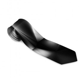Галстук 3D с принтом GRAY&BLACK STYLE в городе Новоалтайск, 100% полиэстер | Длина 148 см; Плотность 150-180 г/м2 | abstract | abstraction | color | geometry | paitnt | polygon | polygonal | psy | абстракция | геометрия | краски | неоновые | полигоны | психоделика