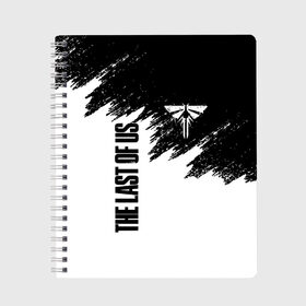 Тетрадь с принтом THE LAST OF US в городе Новоалтайск, 100% бумага | 48 листов, плотность листов — 60 г/м2, плотность картонной обложки — 250 г/м2. Листы скреплены сбоку удобной пружинной спиралью. Уголки страниц и обложки скругленные. Цвет линий — светло-серый
 | cicadas | fireflies | naughty dog | the last of us | the last of us part 2 | джоэл | последние из нас | цикады | элли
