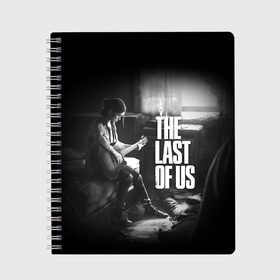 Тетрадь с принтом THE LAST OF US в городе Новоалтайск, 100% бумага | 48 листов, плотность листов — 60 г/м2, плотность картонной обложки — 250 г/м2. Листы скреплены сбоку удобной пружинной спиралью. Уголки страниц и обложки скругленные. Цвет линий — светло-серый
 | cicadas | fireflies | naughty dog | the last of us | the last of us part 2 | джоэл | последние из нас | цикады | элли