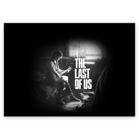 Поздравительная открытка с принтом THE LAST OF US в городе Новоалтайск, 100% бумага | плотность бумаги 280 г/м2, матовая, на обратной стороне линовка и место для марки
 | cicadas | fireflies | naughty dog | the last of us | the last of us part 2 | джоэл | последние из нас | цикады | элли