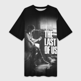 Платье-футболка 3D с принтом THE LAST OF US ЭЛЛИ | ОДНИ ИЗ НАС ELLIE в городе Новоалтайск,  |  | cicadas | fireflies | naughty dog | the last of us | the last of us part 2 | джоэл | последние из нас | цикады | элли