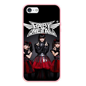 Чехол для iPhone 5/5S матовый с принтом BABYMETAL в городе Новоалтайск, Силикон | Область печати: задняя сторона чехла, без боковых панелей | Тематика изображения на принте: babymetal | moametal | su metal | yuimetal | бэбимэтал | группы | каваий метал | метал | музыка