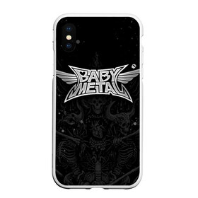 Чехол для iPhone XS Max матовый с принтом BABYMETAL в городе Новоалтайск, Силикон | Область печати: задняя сторона чехла, без боковых панелей | Тематика изображения на принте: babymetal | moametal | su metal | yuimetal | бэбимэтал | группы | каваий метал | метал | музыка