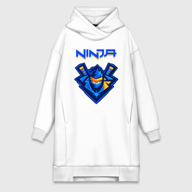 Платье-худи хлопок с принтом FORTNITE NINJA в городе Новоалтайск,  |  | fnchap2 | fortnite | fortnite 2 | fortnite x | marshmello | ninja | ninja hyper streamer | ninja streamer | streamer | tyler blevins | маршмелло | ниндзя | фортнайт | фортнайт 2 | фортнайт глава 2