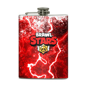 Фляга с принтом BRAWL STARS в городе Новоалтайск, металлический корпус | емкость 0,22 л, размер 125 х 94 мм. Виниловая наклейка запечатывается полностью | Тематика изображения на принте: android | brawl stars | crow | games | leon | mobile game | stars | ворон | игры | леон | мобильные игры