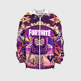 Детская куртка 3D с принтом Fortnite 11 Loading Screen в городе Новоалтайск, 100% полиэстер | застежка — молния, подол и капюшон оформлены резинкой с фиксаторами, по бокам — два кармана без застежек, один потайной карман на груди, плотность верхнего слоя — 90 г/м2; плотность флисового подклада — 260 г/м2 | Тематика изображения на принте: fortnite | fortnite 11 season | fortnite chapter 2 | game | island fortnite | битва | игра | карта | мир фортнайт | остров фортнайт | фортнайт | фортнайт 11 сезон | фортнайт часть 2