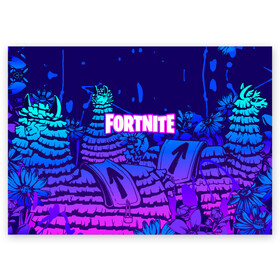 Поздравительная открытка с принтом Fortnite 11 Loading Screen в городе Новоалтайск, 100% бумага | плотность бумаги 280 г/м2, матовая, на обратной стороне линовка и место для марки
 | fortnite | fortnite 11 season | fortnite chapter 2 | game | island fortnite | битва | игра | карта | мир фортнайт | остров фортнайт | фортнайт | фортнайт 11 сезон | фортнайт часть 2