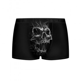 Мужские трусы 3D Cry: в городе Новоалтайск, 50% хлопок, 50% полиэстер | классическая посадка, на поясе мягкая тканевая резинка | cry | fear | grin. teeth | halloween | horror | jaw | skull | зубы | крик | оскал | ужас | хэллоуин | череп