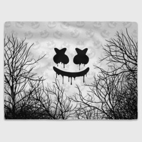 Плед 3D с принтом MARSHMELLO HALLOWEEN в городе Новоалтайск, 100% полиэстер | закругленные углы, все края обработаны. Ткань не мнется и не растягивается | america | dj | halloween | marshmello | marshmello halloween | usa | америка | маршмелло | маршмелло хеллоуин | хеллоуин