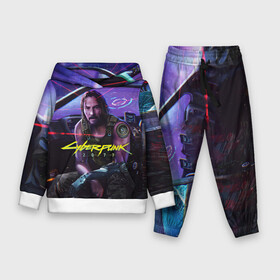 Детский костюм 3D (с толстовкой) с принтом CYBERPUNK 2077   КИАНУ в городе Новоалтайск,  |  | 2077 | cyber | cyberpunk | demon | glitch | keanu | logo | punk | reeves | samurai | symbol | team | trauma | глитч | демон | киану | кибер | киберпанк | клан | лого | логотип | огонь | панк | ривз | самурай | символ