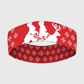 Повязка на голову 3D с принтом СВИТЕР С ОЛЕНЯМИ в городе Новоалтайск,  |  | christmas | new year | winter | дед мороз | зима | ирония | клауз | клаус | новый год | олени | подарки | рождество | санта | сарказм | свитер с оленями | снег