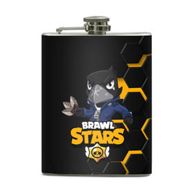 Фляга с принтом Crow (Brawl Stars) в городе Новоалтайск, металлический корпус | емкость 0,22 л, размер 125 х 94 мм. Виниловая наклейка запечатывается полностью | Тематика изображения на принте: brawl stars | crow | game | leon | бравл | бравл стар | бравл старс | ворон | ворона | детская | детям | игра | компьютерная игра | кров | леон | персонаж | развлечение