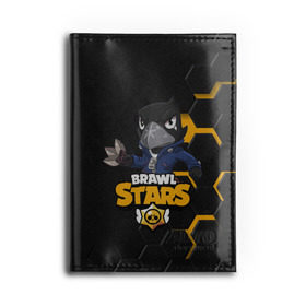 Обложка для автодокументов с принтом Crow (Brawl Stars) в городе Новоалтайск, натуральная кожа |  размер 19,9*13 см; внутри 4 больших “конверта” для документов и один маленький отдел — туда идеально встанут права | Тематика изображения на принте: brawl stars | crow | game | leon | бравл | бравл стар | бравл старс | ворон | ворона | детская | детям | игра | компьютерная игра | кров | леон | персонаж | развлечение