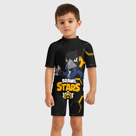 Детский купальный костюм 3D с принтом Crow (Brawl Stars) в городе Новоалтайск, Полиэстер 85%, Спандекс 15% | застежка на молнии на спине | brawl stars | crow | game | leon | бравл | бравл стар | бравл старс | ворон | ворона | детская | детям | игра | компьютерная игра | кров | леон | персонаж | развлечение