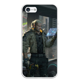 Чехол для iPhone 5/5S матовый с принтом Cyber Geralt в городе Новоалтайск, Силикон | Область печати: задняя сторона чехла, без боковых панелей | Тематика изображения на принте: cd project red | cyberpunk 2077 | demon | games | geralt | keanu reeves | samurai | the witcher | ведьмак | геральт | демон | игры | киану ривз | киберпанк 2077 | самурай