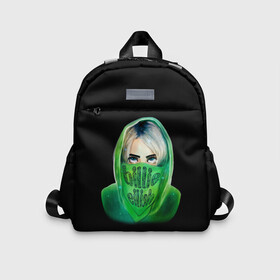 Детский рюкзак 3D с принтом Billie Eilish в городе Новоалтайск, 100% полиэстер | лямки с регулируемой длиной, сверху петелька, чтобы рюкзак можно было повесить на вешалку. Основное отделение закрывается на молнию, как и внешний карман. Внутри дополнительный карман. По бокам два дополнительных кармашка | bad | billie | boy | boys | eilish | girl | girls | music | pop | rap | sad | trend | билли | грустно | девочка | девочки | девушка | мальчик | музыка | поп | рэп | тренд | эйлиш