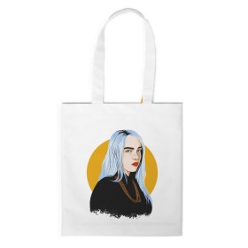 Сумка 3D повседневная с принтом Billie Eilish в городе Новоалтайск, 100% полиэстер | Плотность: 200 г/м2; Размер: 34×35 см; Высота лямок: 30 см | bad | billie | boy | boys | eilish | girl | girls | music | pop | rap | sad | trend | билли | грустно | девочка | девочки | девушка | мальчик | музыка | поп | рэп | тренд | эйлиш
