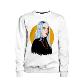 Детский свитшот 3D с принтом Billie Eilish в городе Новоалтайск, 100% полиэстер | свободная посадка, прямой крой, мягкая тканевая резинка на рукавах и понизу свитшота | bad | billie | boy | boys | eilish | girl | girls | music | pop | rap | sad | trend | билли | грустно | девочка | девочки | девушка | мальчик | музыка | поп | рэп | тренд | эйлиш